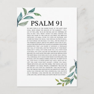 Carte Postale Psaume 91 LSgBDS