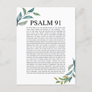 Carte Postale Psaume 91 NKJV