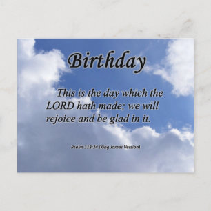 Carte Postale Psaume d'anniversaire 118-24 