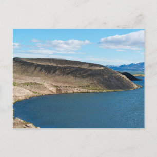 Carte Postale Pseudocratères dans le lac Myvatn - Islande
