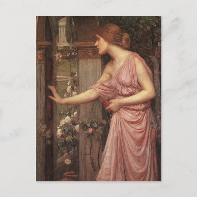 Carte Postale Psyché entrant dans le jardin de Cupidon (Devant)