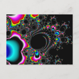 Carte Postale Psychedelace - Fractale