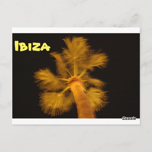 Carte postale Psychedelic Ibiza (Dos)