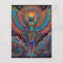 Psychédélique Coloré Angel Art