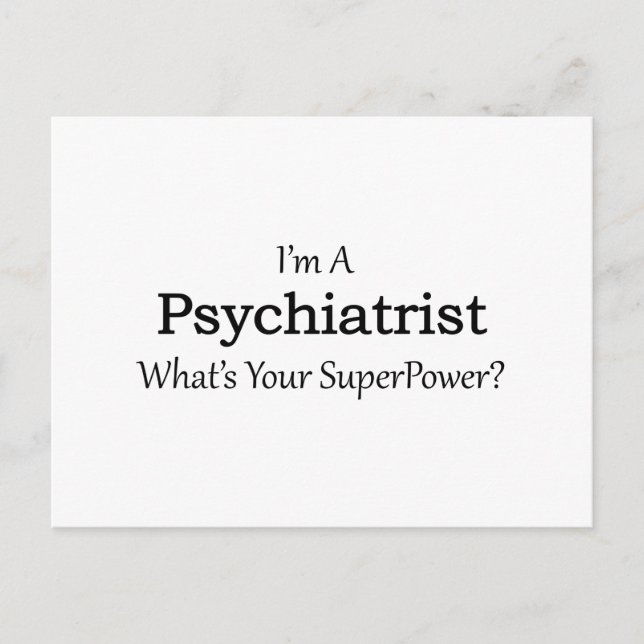 Carte Postale Psychiatre (Devant)