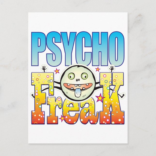 Carte Postale Psycho Freaky Freak (Devant)