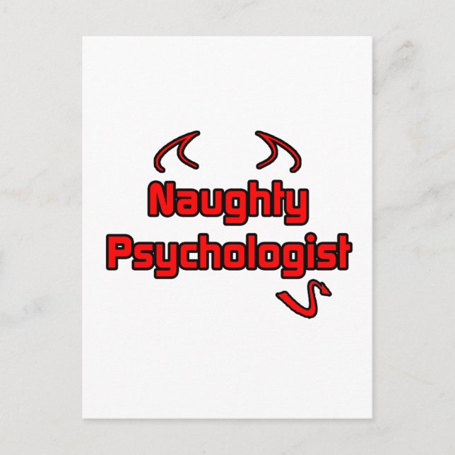 Carte Postale Psychologue vilain (Devant)