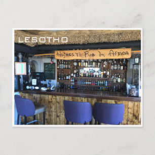Carte Postale pub le plus élevé afrique