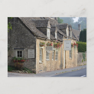 Carte Postale Pub village dans les Cotswolds
