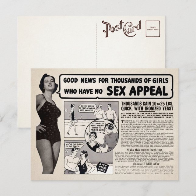 Carte postale publicitaire de bande dessinée Vinta (Devant / Derrière)