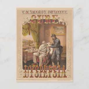 Carte Postale Publicité ancienne T.M. Sharps remède positif cont