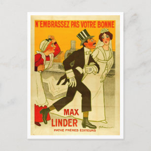 Carte Postale Publicité cinématographique allemande, style Vinta