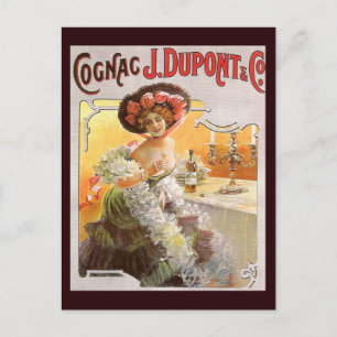 Carte Postale Publicité Cognac vintage