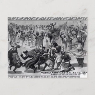Carte Postale Publicité d'affiche, 'Le Barnum et Bailey