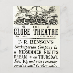 Carte Postale Publicité par affichage 'Dream d'une nuit d'été