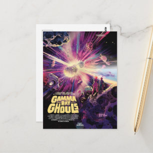 Carte Postale Publicité pour un film d'horreur de science-fictio