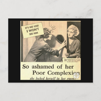 Carte Postale Publicité rétro pour les soins de la peau « Tellem