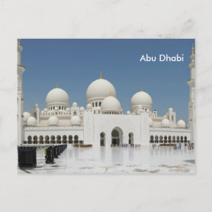 Carte Postale Publicité touristique Vintage voyage Abu Dhabi
