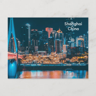 Carte Postale Publicité touristique Vintage voyage de Shanghai C