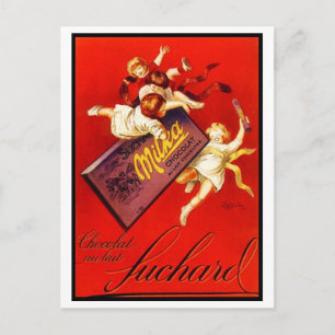Carte Postale Publicité vintage au chocolat Milka