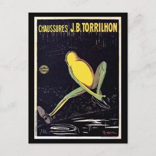 Carte Postale Publicité vintage de chaussures