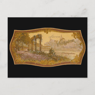 Carte Postale Publicité vintage de savon naturel