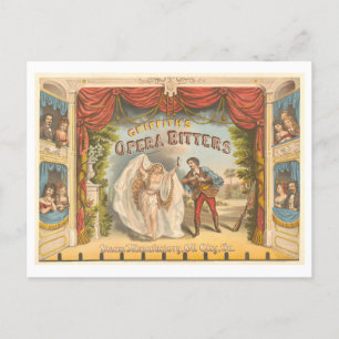 Carte Postale Publicité vintage Griffith's Opera Bitters