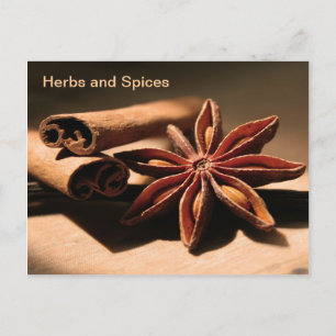 Carte Postale Publicité vintage, herbes et épices
