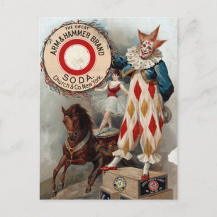 Carte Postale Publicité Vintage pour la soude Arm & Hammer