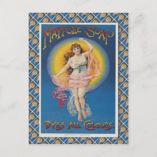 Carte Postale Publicité vintage rétro, savon Maypole,