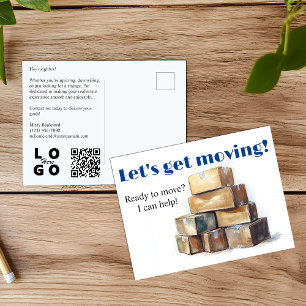 Carte Postale Publipostage immobilier, acheteur de maison, solli