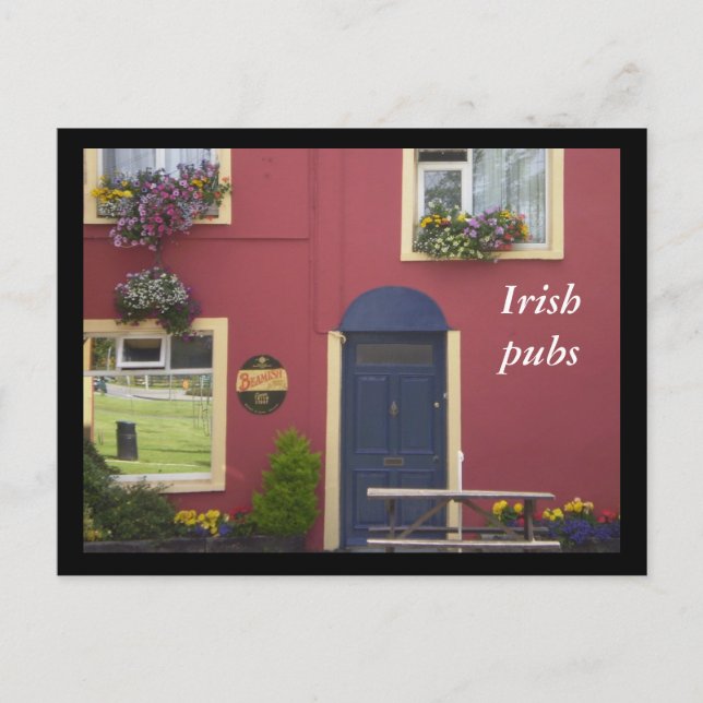 Carte postale pubs irlandais (Devant)