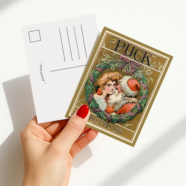 Carte Postale Puck Noël 1905 (Créateur téléchargé)