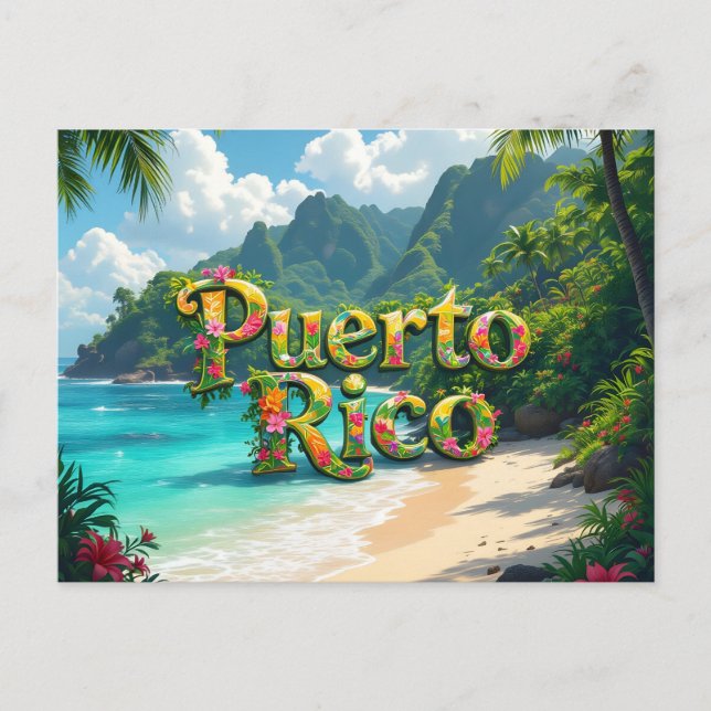 Carte Postale Puerto rico dreaming (Devant)