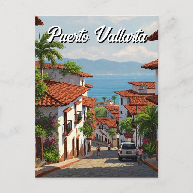 Carte Postale Puerto Vallarta Jalisco Mexique Voyage (Devant)