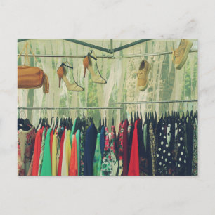 Carte Postale Puesto de ropa