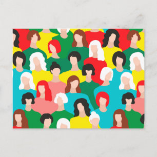 Carte Postale Puissance des filles