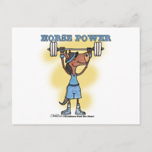 Carte Postale Puissance du cheval