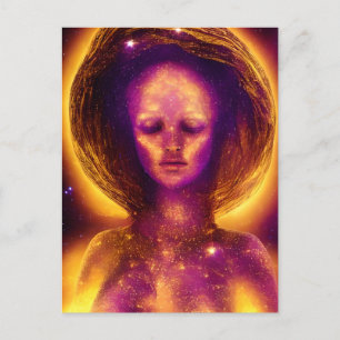 Carte Postale Puissante Star Woman