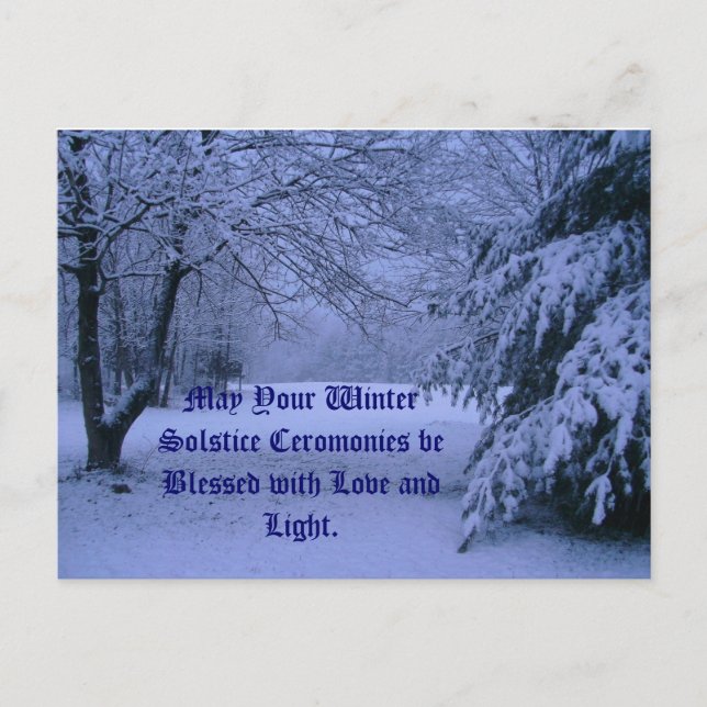 Carte postale, Puisse Votre Cérémonie Solstice D'H (Devant)