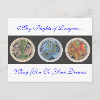 Carte Postale Puissent les vols de dragons...