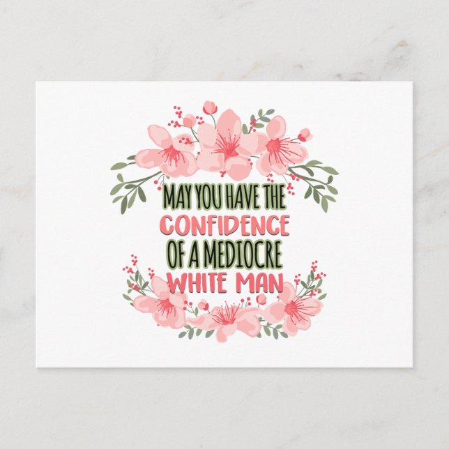 Carte Postale Puissiez-vous avoir la confiance d'un Blanc médioc (Devant)