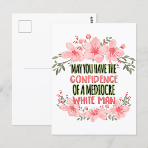 Carte Postale Puissiez-vous avoir la confiance d'un Blanc médioc