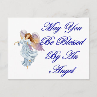 Carte Postale Puissiez-Vous Être Béni Par Un Ange