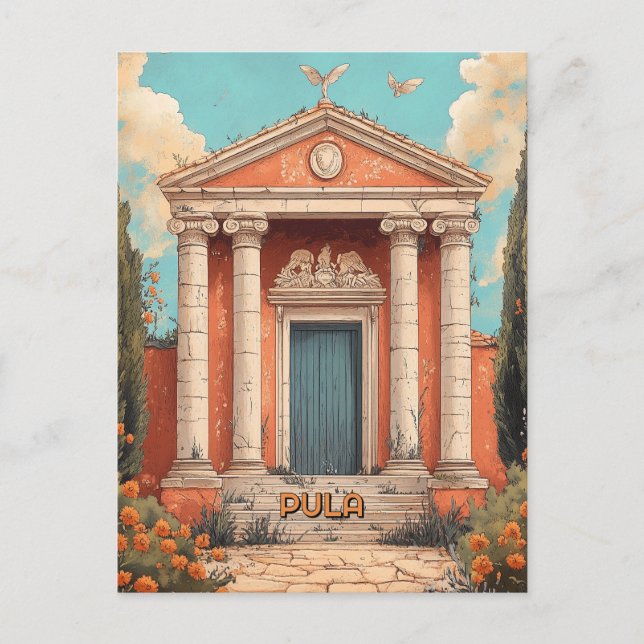 Carte Postale Pula Croatie (Devant)