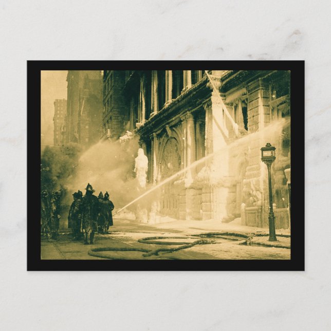 Carte Postale Pulvérisateur de pomme bâtiment rue Pine New York (Devant)