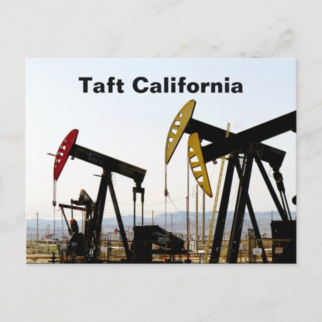 Carte Postale Pumpjacks en Californie du Taft (Devant)
