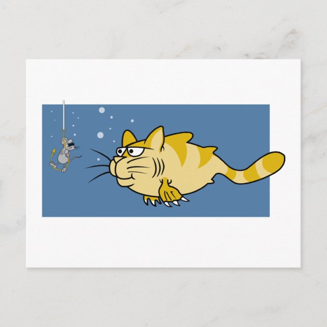 Carte Postale Pun de poisson (Devant)
