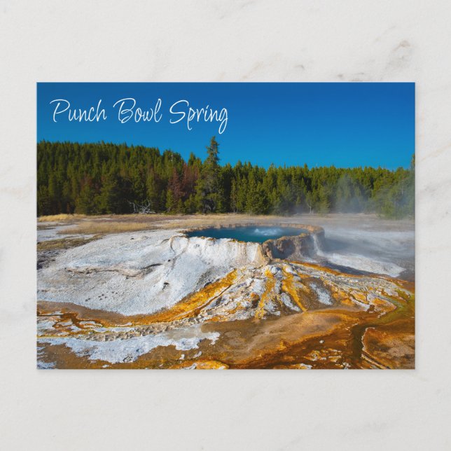 Carte Postale Punch Bowl Spring Yellowstone National Park (Devant)