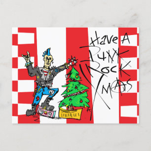 CARTE POSTALE PUNK ROCK XMAS